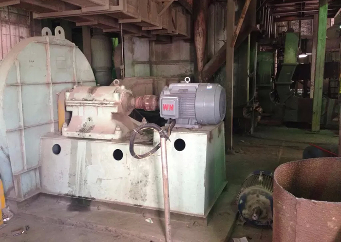 2025年12月15日(rì)陽春基地節能(néng)電機更換現場(chǎng)